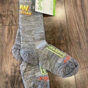 Merman Bicycles x Sock Guy wool socks